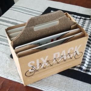 Crate and Barrel 6 pack beer themed plates